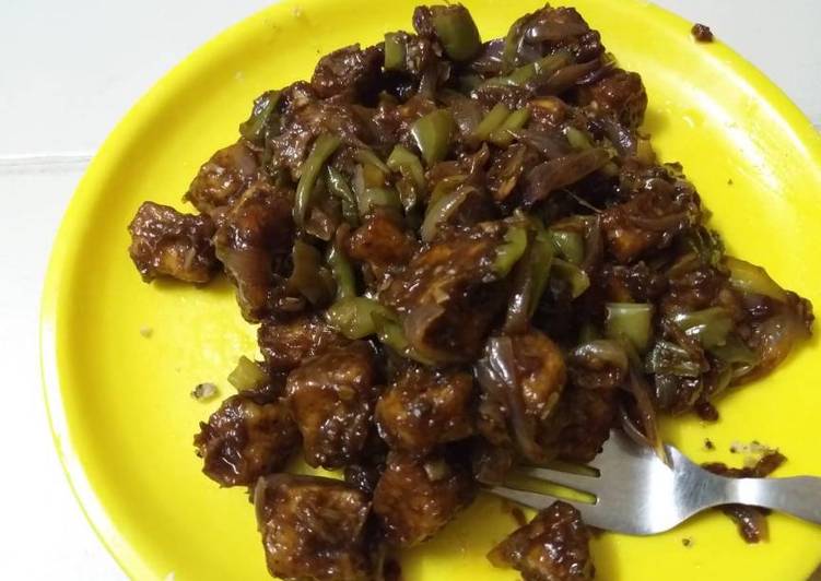 Steps to Prepare Any-night-of-the-week Paneer Chilli
