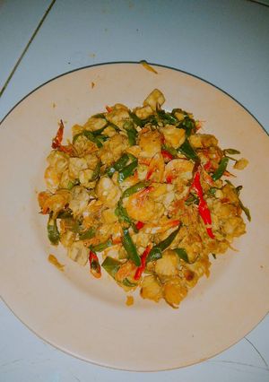 Foto resep Tongseng tempe udang cabe ijo medan