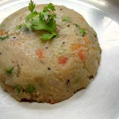 A picture of Mixed Vegetables Upma.