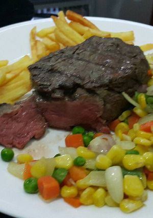 A picture of Super Steak - Very easy and yummy.