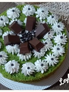 عکسی از دستور کیک اسفناج