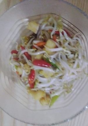 Foto resep 6. Tumis Touge Ikan Asin