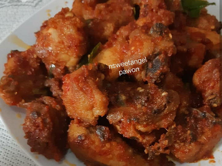 Cara Gampang Menyiapkan Ayam panggang pedas bumbu rujak Untuk Jualan