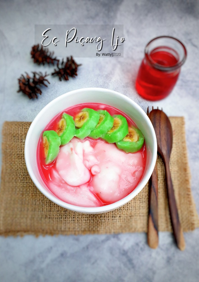 Foto resep Es Pisang Ijo