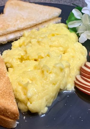A picture of Sweet scrambled egg💕.