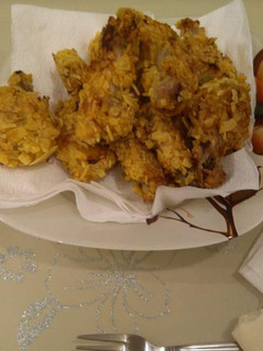 Una foto de Alitas y muslitos de pollo tex-mex