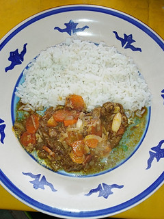 Una foto de Carne a la olla con Merkén