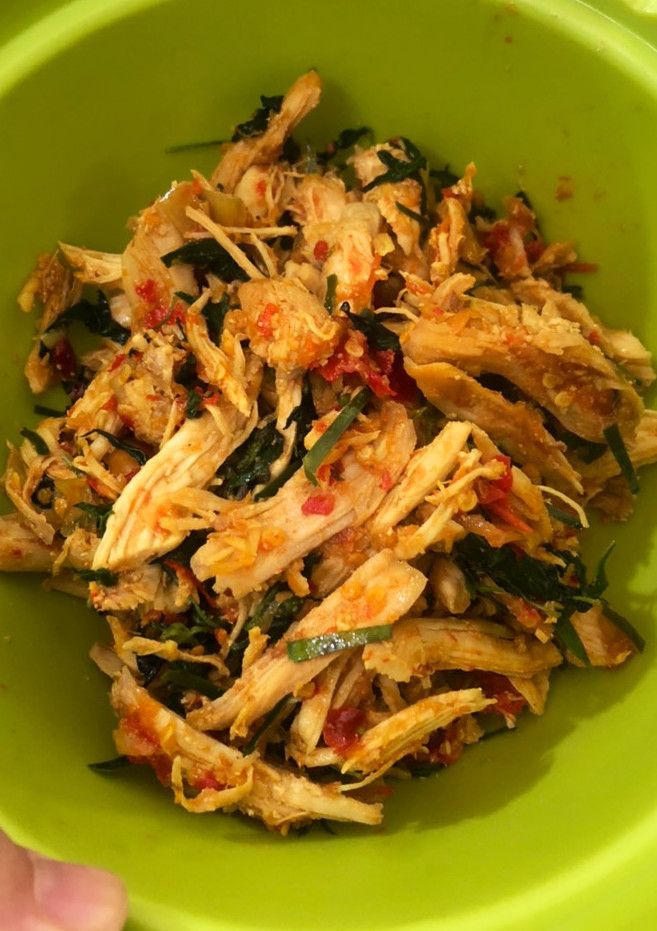 Foto resep Ayam suwir kemangi