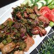 Ayam,tempe,tahu penyet cabe ijo