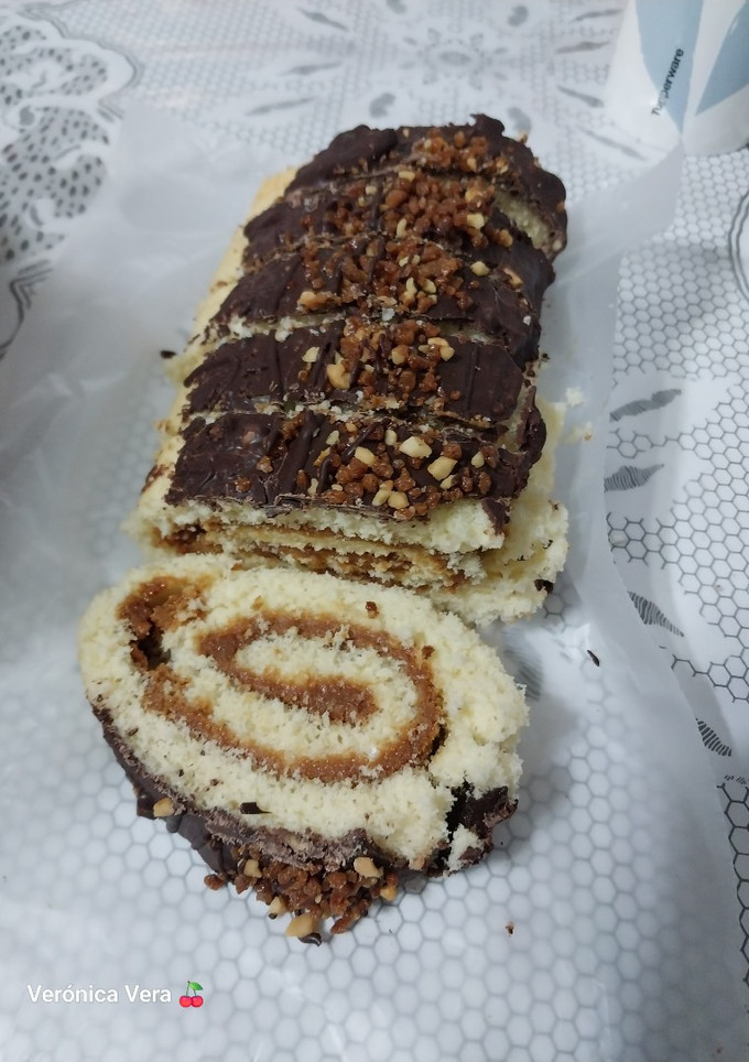 Una foto de Pionono sin gluten..