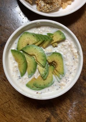 Hình của món Công thức overnight oats yến mạch qua đêm.