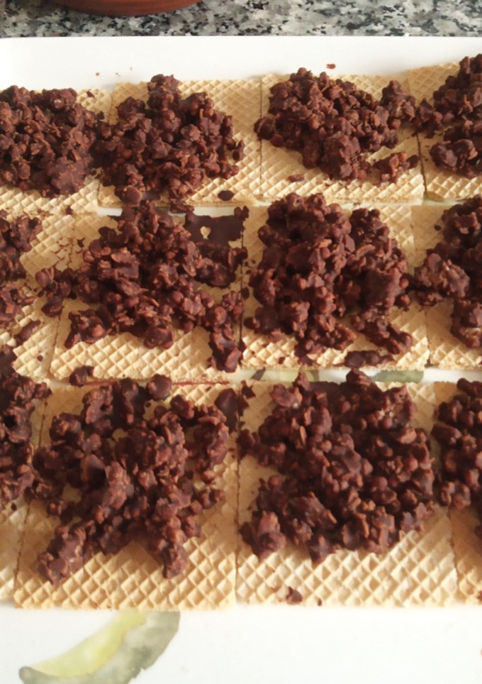 Una foto de Galletas con cereales y chocolate Exprés