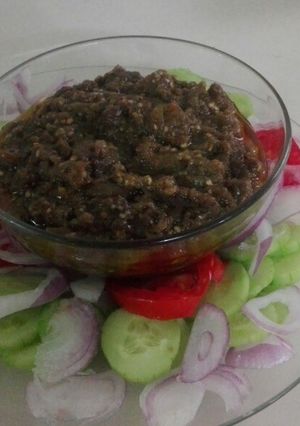 A picture of Baingan ka salan.