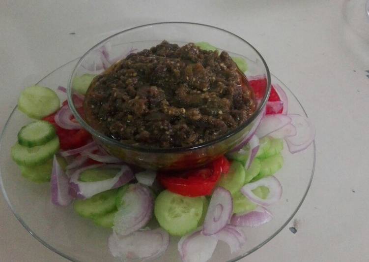 Recipe of Favorite Baingan ka salan