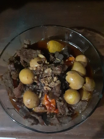 Langkah Gampang Membuat Resep Krengsengan daging telur puyuh pedas manis yang Enak Banget Anti Ribet, Uenak Banget