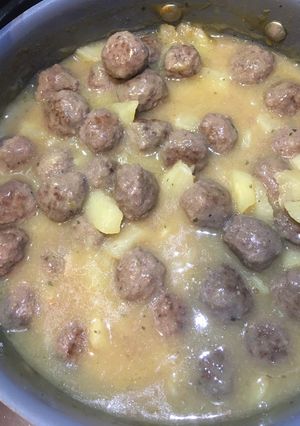 Una foto de 😋❤️ALBÓNDIGAS ANDALUZAS🥔☺️EASY