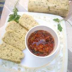 A picture of Savoury semolina bread.