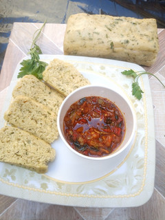 A picture of Savoury semolina bread.