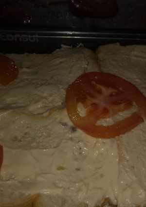 Foto de Torta salgada de pão