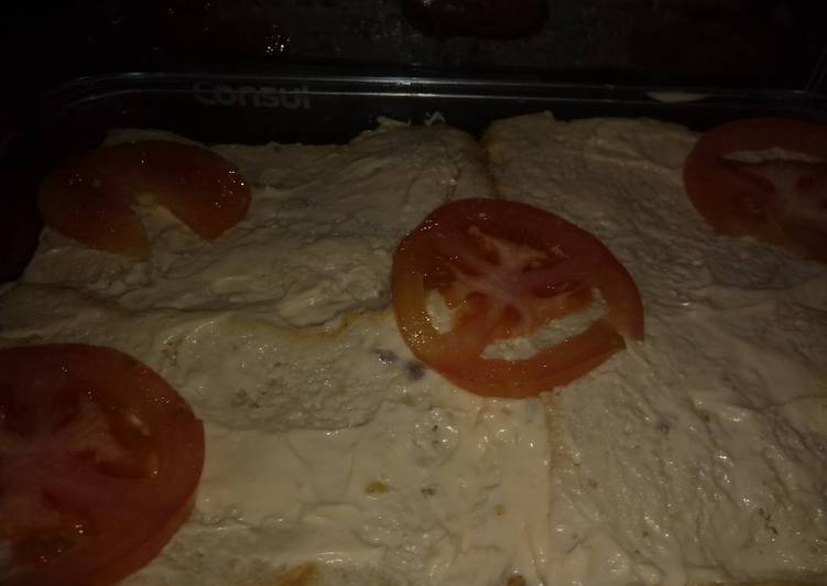 Torta salgada de pão