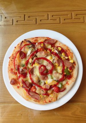 Hình của món Chia sẻ cách làm pizza đơn giản tại nhà.
