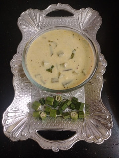 *வெண்டைக்காய் மோர்க் குழம்பு*(vendakkai mor kulambu recipe in tamil) செய்முறை முக்கிய புகைப்படம்