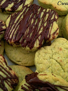 Una foto de Galletas de té matcha
