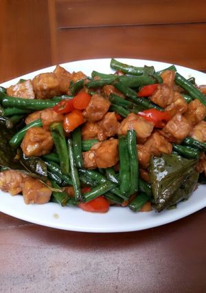 Foto resep Tumis Tempe kacang Panjang pedas manis