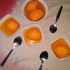 Orangy Rasgulla A picture of Orangy Rasgulla.