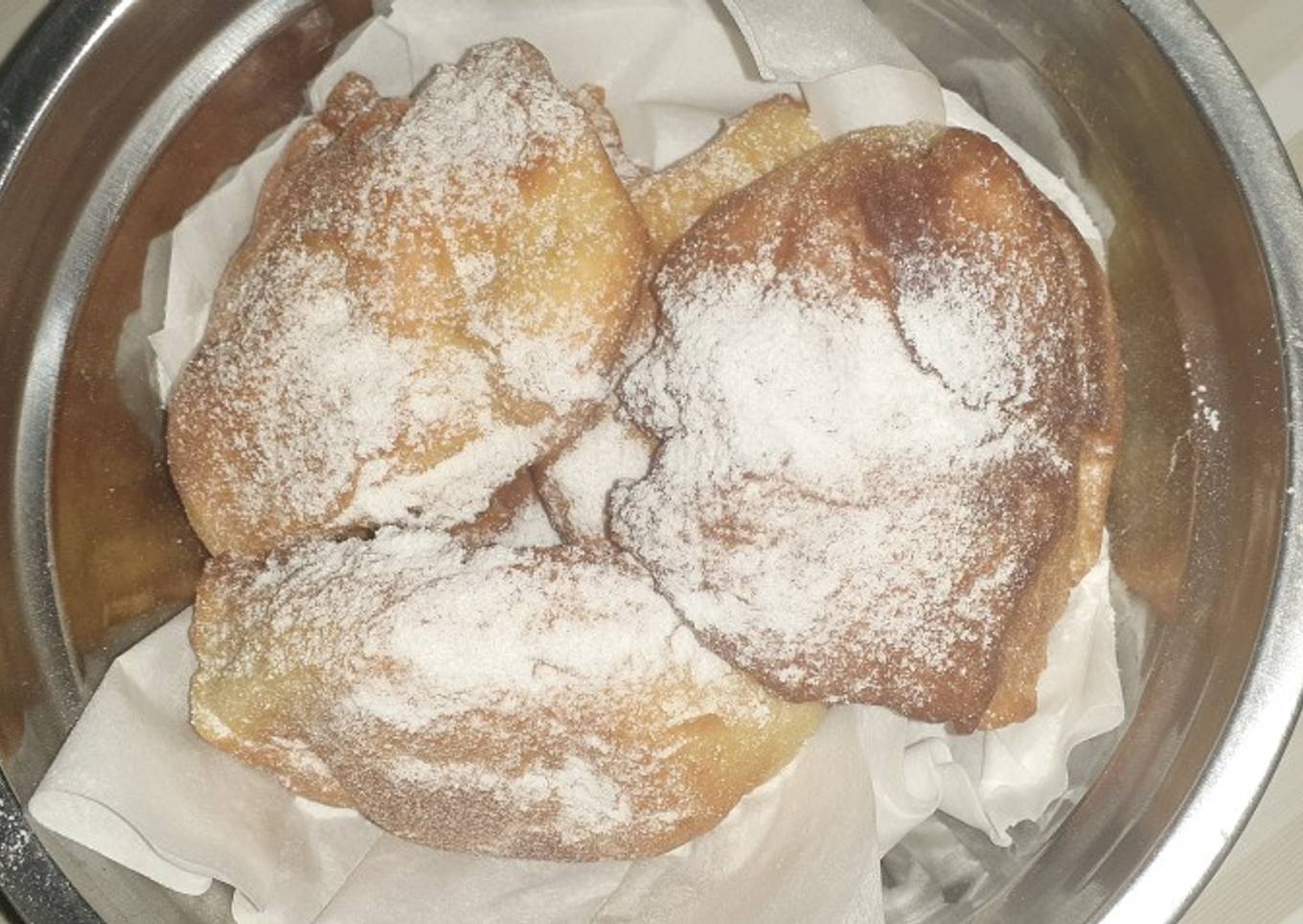 Donat kampung tanpa bentuk