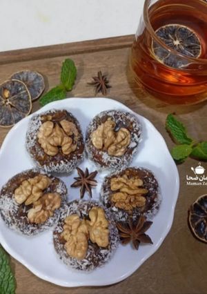 عکسی از دستور خرما ارده سکه ای