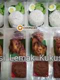 Nasi lemak kukus (royal)