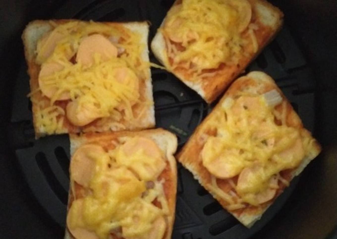 Pizza Roti Tawar (snack MPASI anak 1th+)