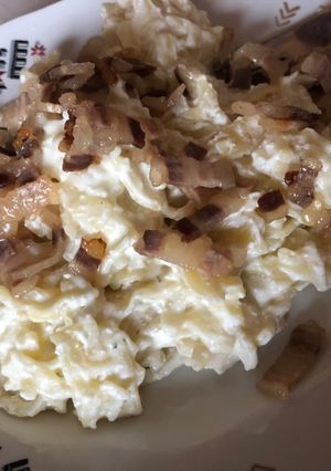 Túrós csusza recept fotója