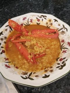 Una foto de Arroz caldoso con bogavante
