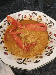 Una foto de Arroz caldoso con bogavante