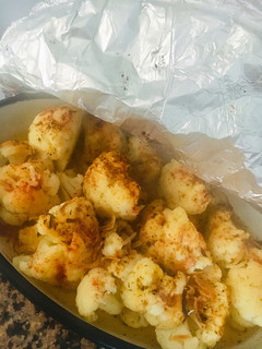 Una foto de COLIFLOR AL HORNO 😋🤗😋