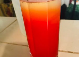 Una foto de Orange juice