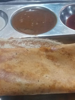 A picture of Dosa sambar.