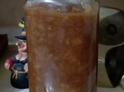 Una foto de chutney de pera