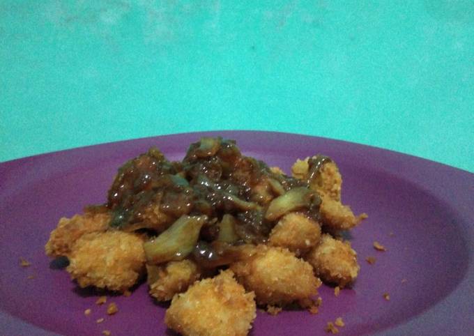 Chicken fillet with teriyaki sauce