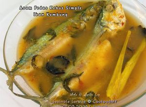 Gambar Asam Pedas Rebus Simple Ikan Kembung