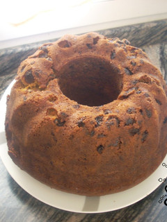 Una foto de Bundt cake de calabaza o pumpkin