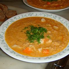 A picture of Lobster Bisque.