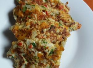 Una foto de Tortilla de coliflor Gloria