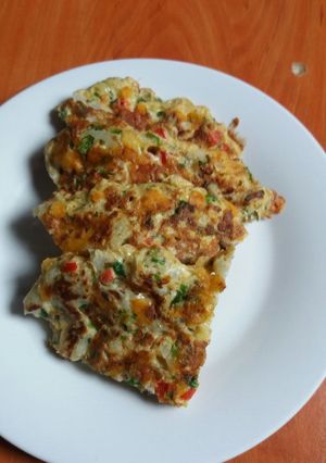 Una foto de Tortilla de coliflor Gloria