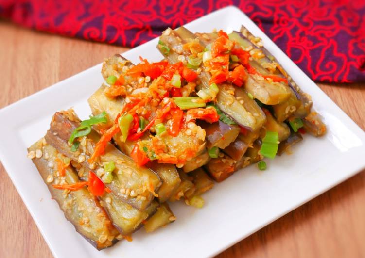 Tumis Terong Bawang Putih Cabe Ala Chinese (Garlic chilli eggplant)