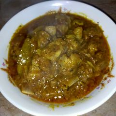 A picture of Dahi Beef.