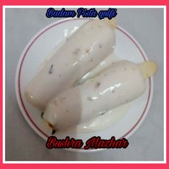 A picture of Badam Pista Kulfi.