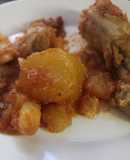 Jamoncitos de pollo con tomate